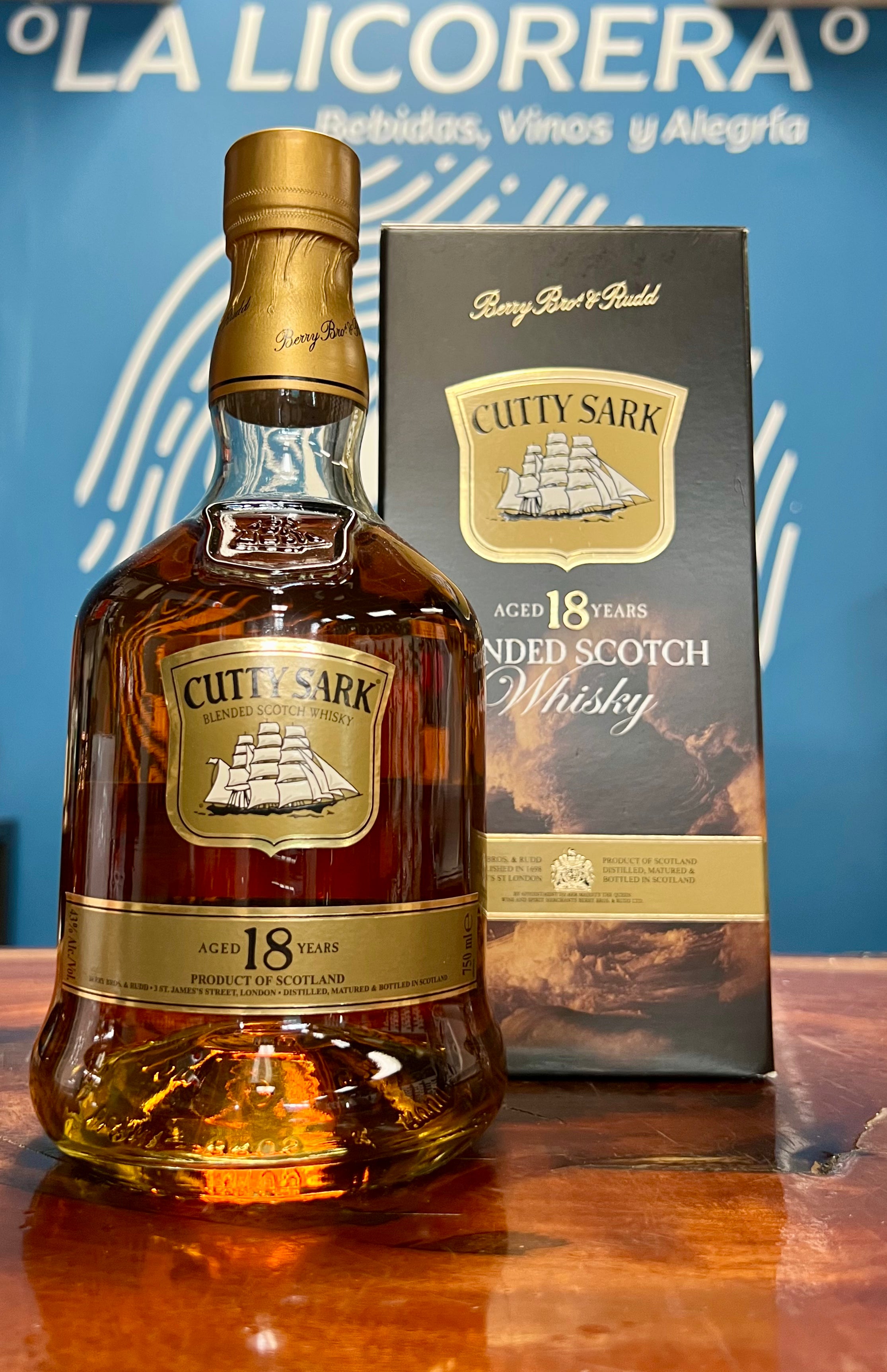 Cutty Sark Aged 18yrs - 750ml – La Licorera Cutty Sark Aged 18yrs - 750ml – La Licorera