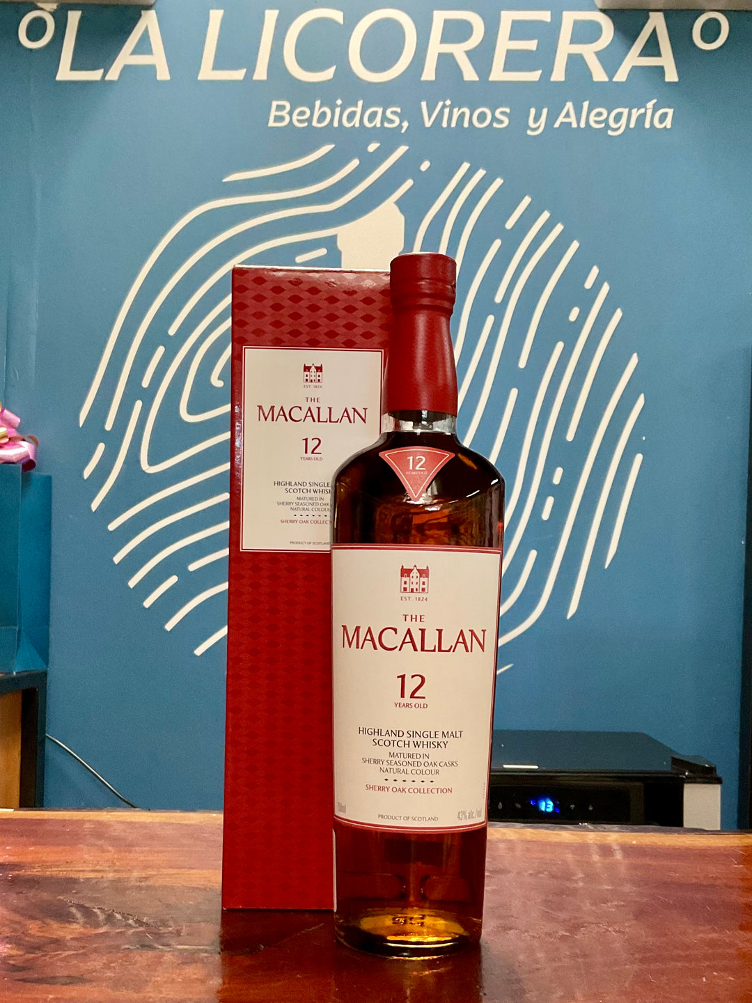 The Macallan Single Malt Scotch Whisky 12 Year Old Sherry Oak Cask 750ml Scotland