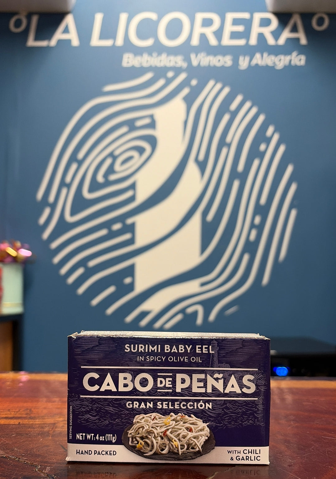 Cabo de Peñas Surimi Baby Eel with Garlic in Olive Oil 111g