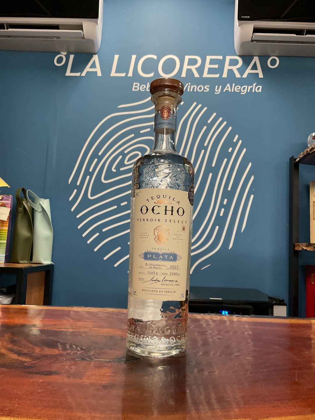 Tequila Ocho Plata 750ml