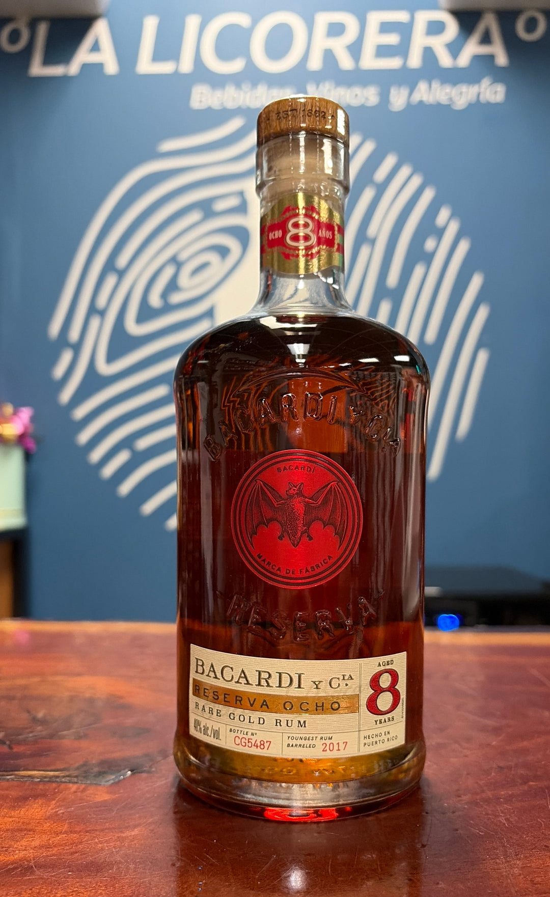 Bacardí Reserva Ocho Aged Rum 8 Year 750ml