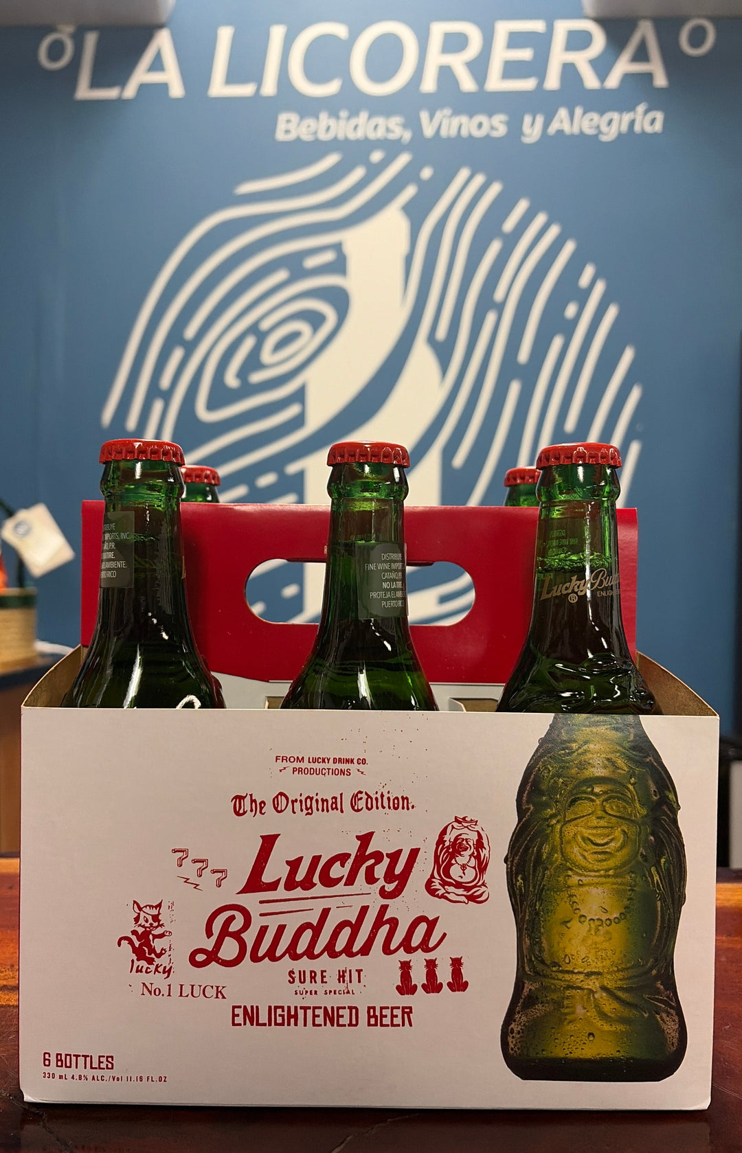 Lucky Buddha Chinese Lager Beer 6 pack