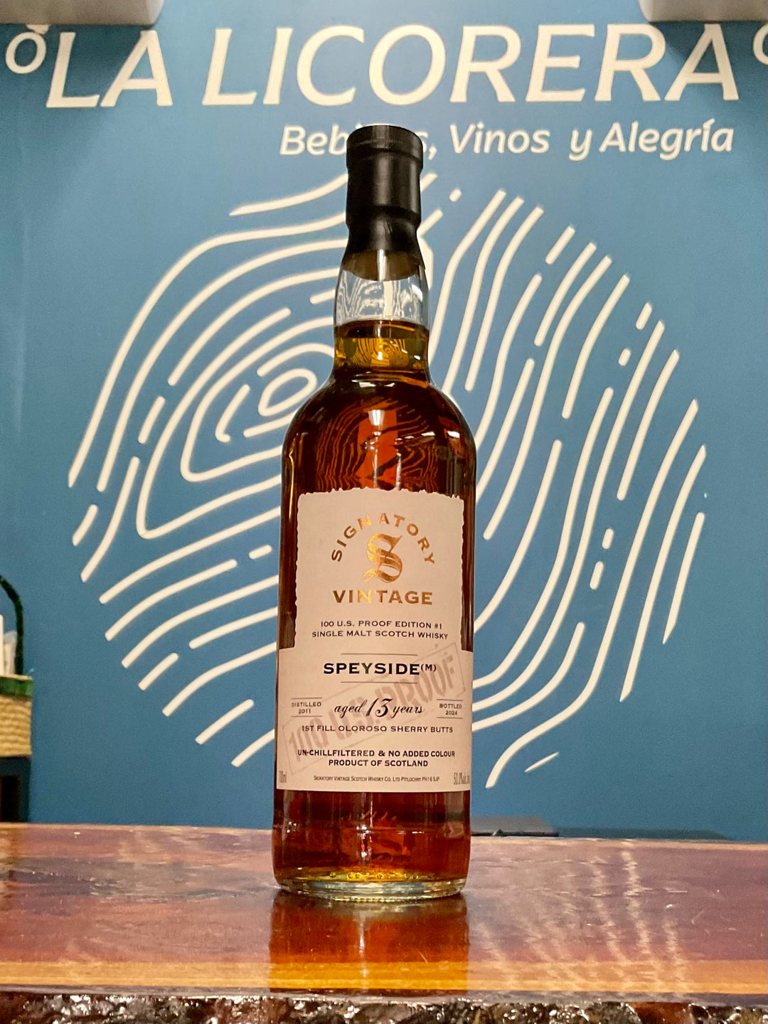 Signatory Vintage Speyside 13 Year Old First Fill Oloroso Sherry Butt Single Malt Scotch Whisky 750ml Scotland