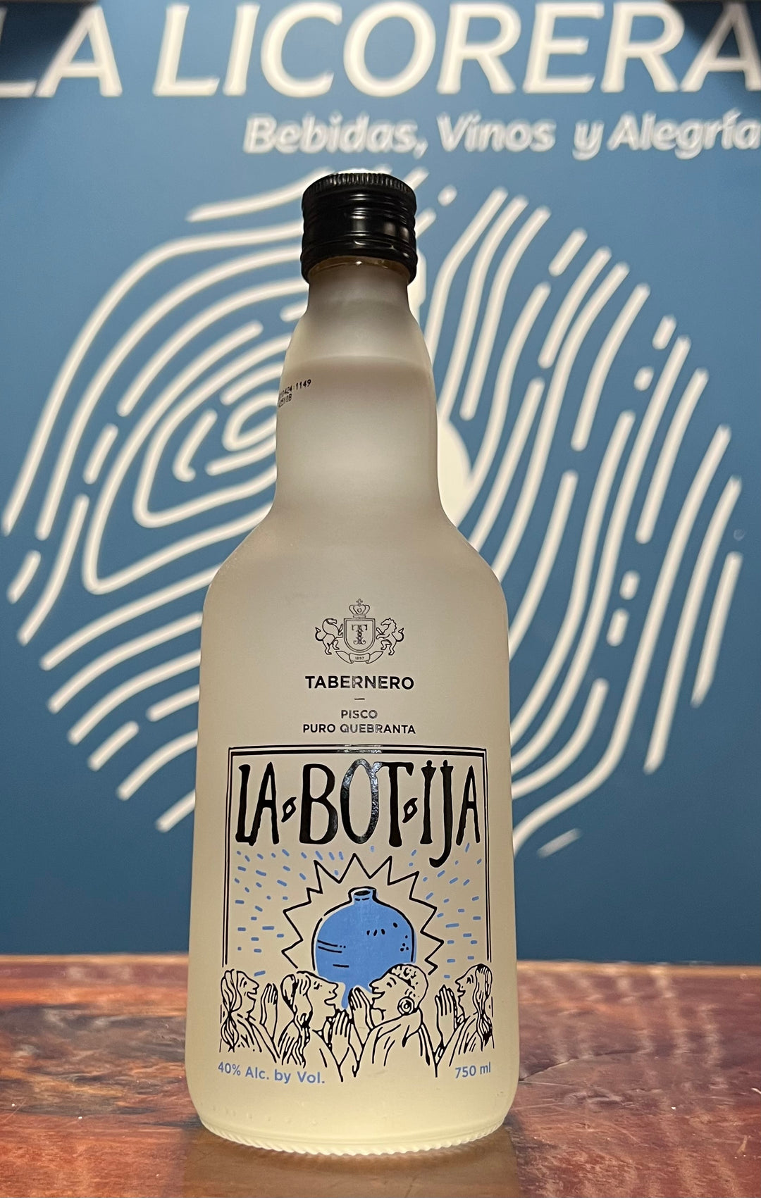 Tabernero La Botija Pisco Puro Quebranta 750ml