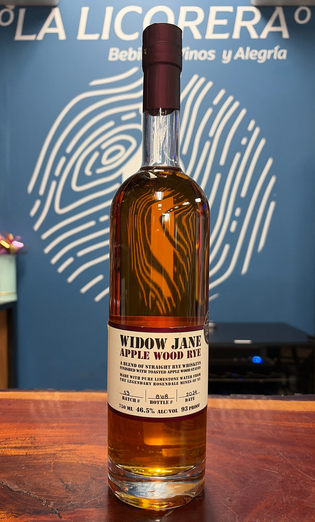 Widow Jane Apple Wood Rye Whiskey 750ml