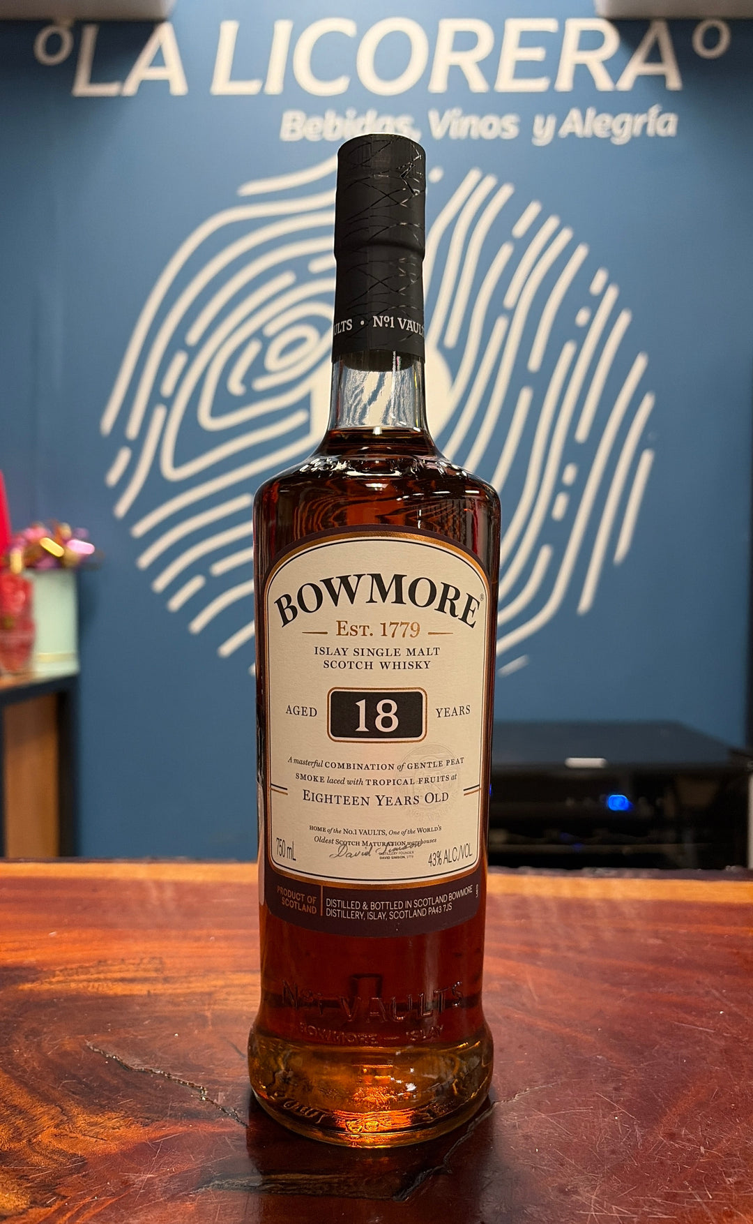 Bowmore 18 Year Old Islay Single Malt Scotch 750ml