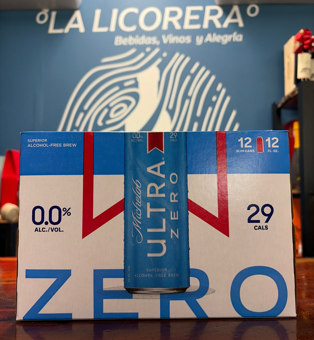 Michelob Ultra Zero Non-Alcoholic Beer 12-Pack 12oz Slim Cans