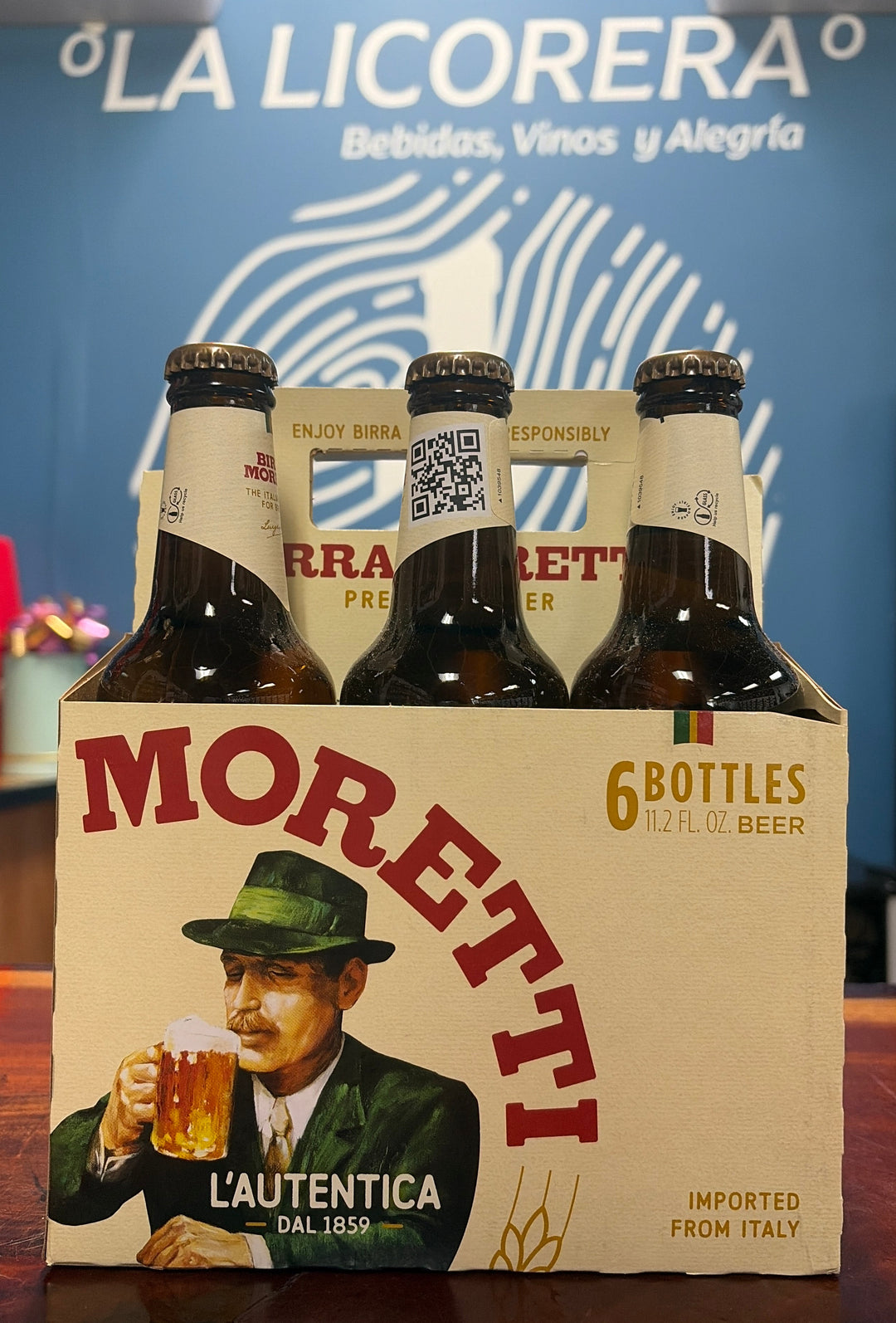 Birra Moretti L’Autentica Premium Lager 6-Pack 330ml Bottles
