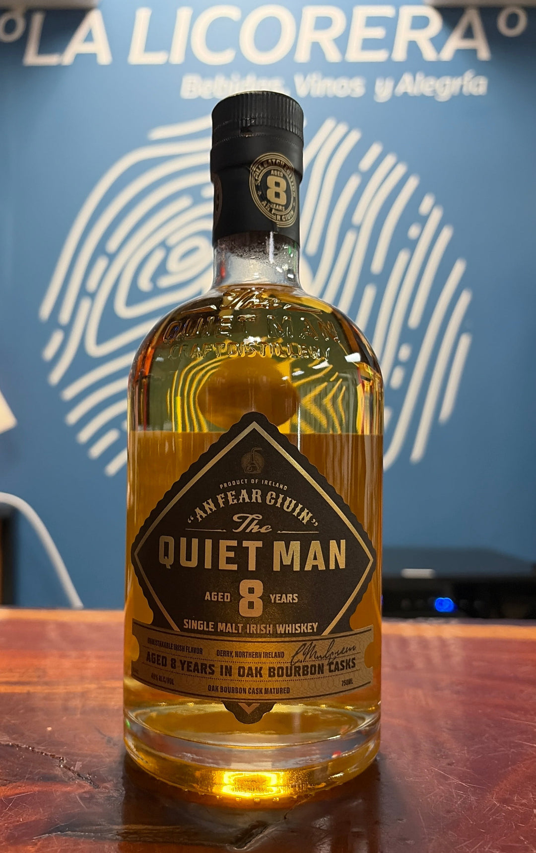The Quiet Man 8 Year Old Single Malt Irish Whiskey 750ml