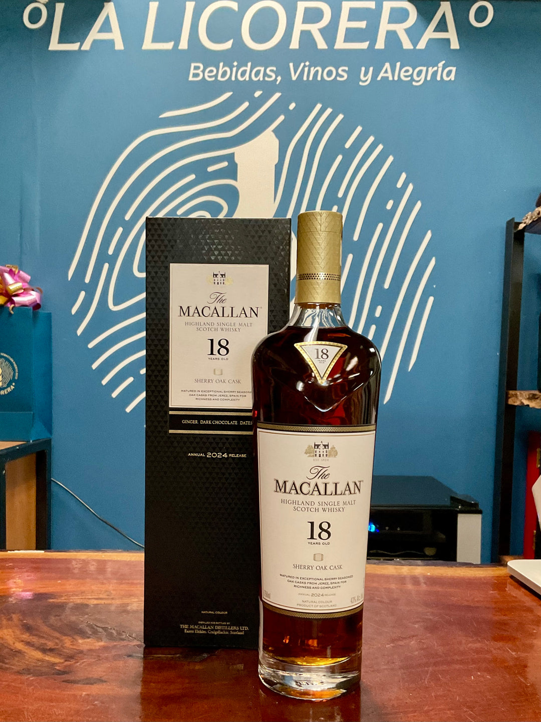 The Macallan 18 Sherry Oak Cask Single Malt Scotch 750ml