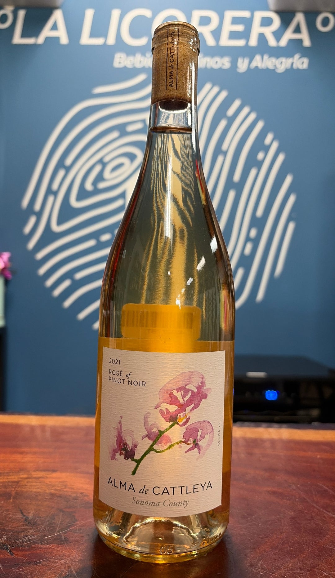 Alma de Cattleya Rosé of Pinot Noir Sonoma County 2021 750ml