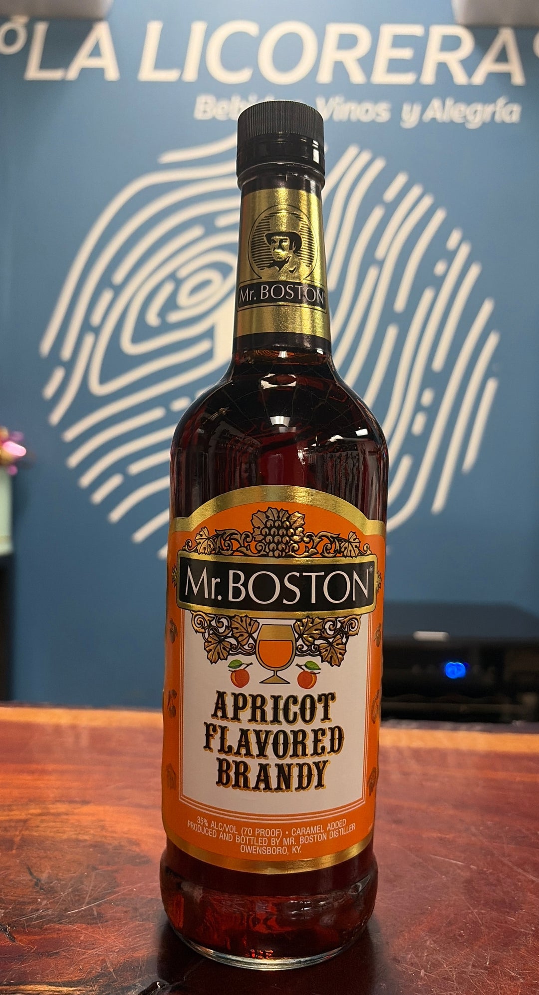 Mr. Boston Apricot Flavored Brandy 750ml
