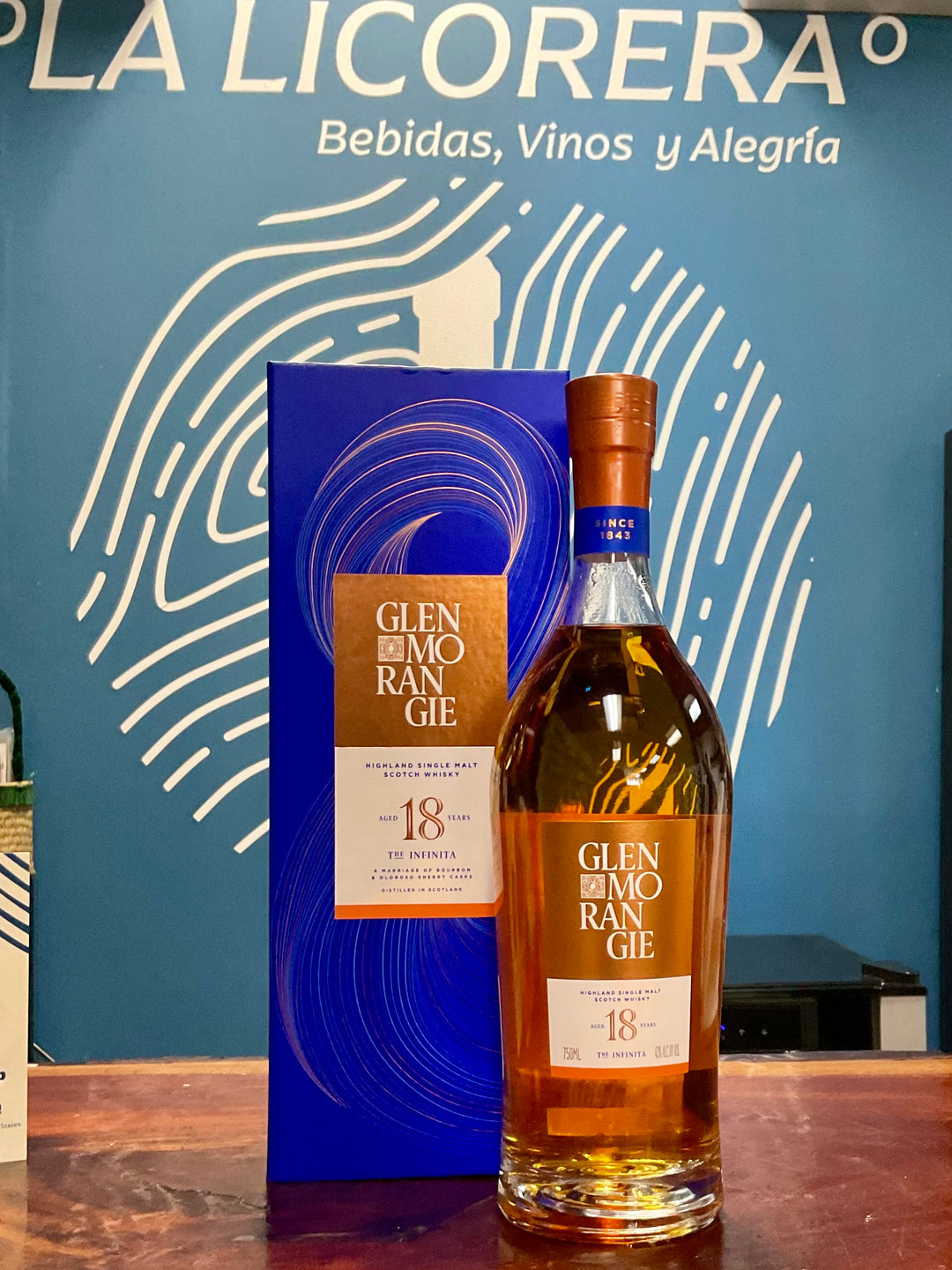Glenmorangie Single Malt Scotch Whisky The Infinita 18 Year Old 750ml Scotland Layered Sweetness Spice Deep Oak