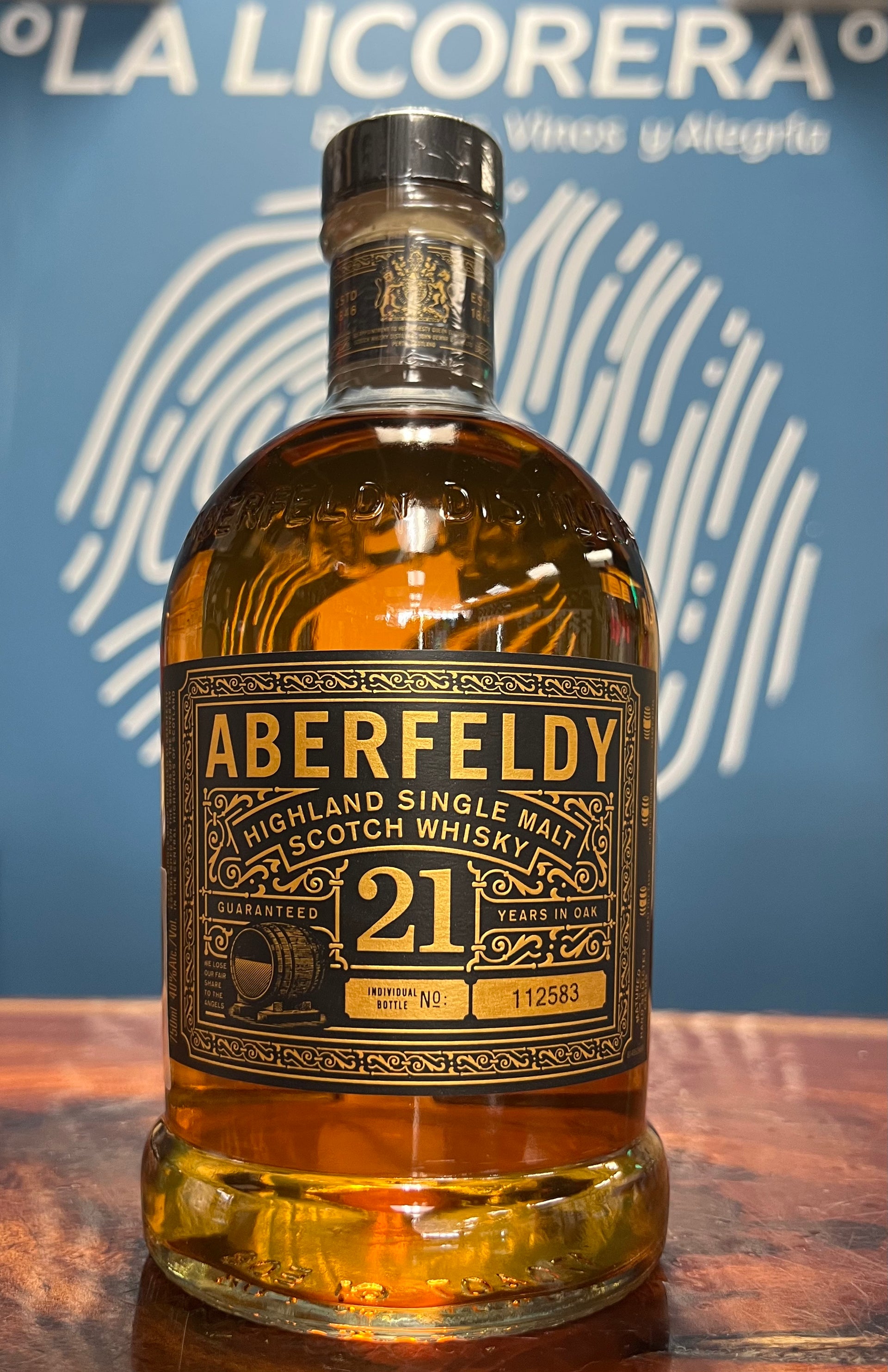 Aberfeldy 21 Year Old Single Malt Scotch Whisky 750ml – La Licorera