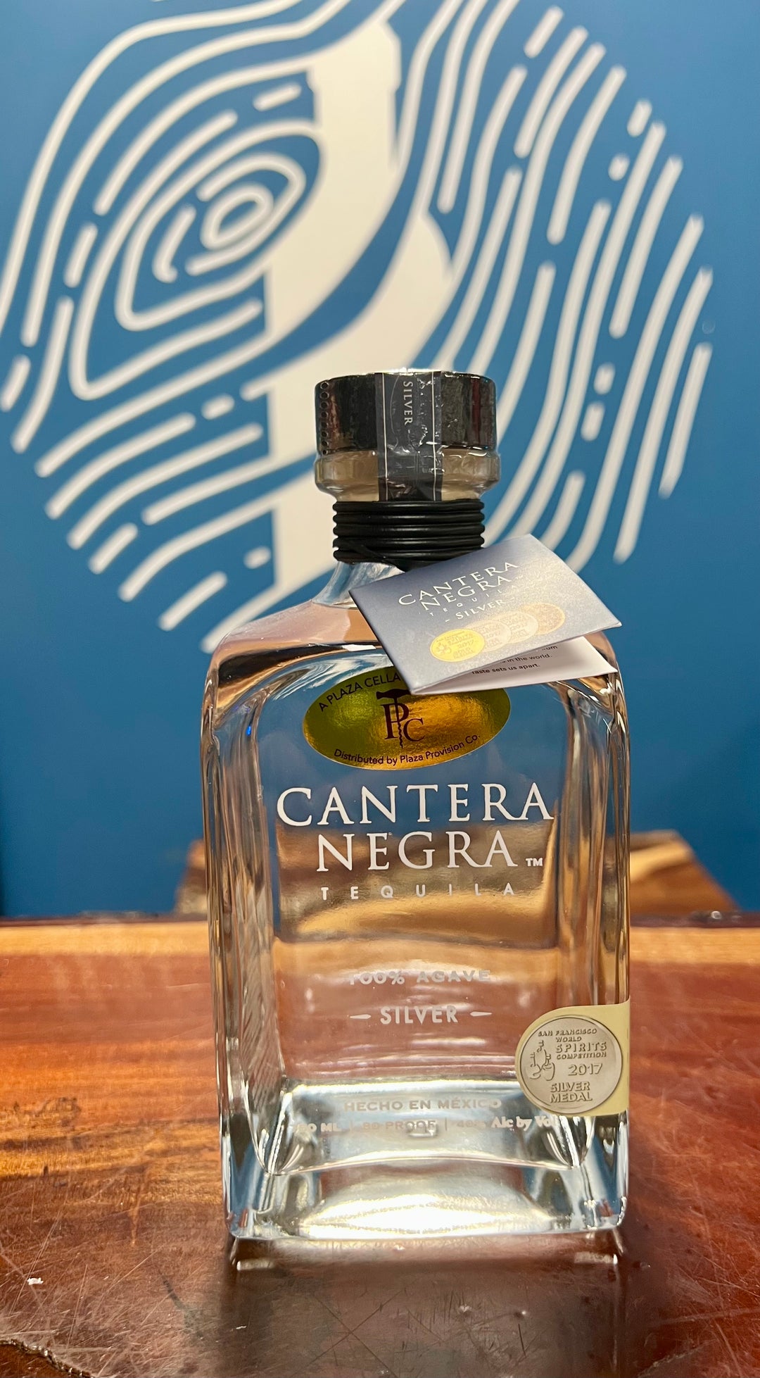 Cantera Negra Tequila Silver 100% Agave