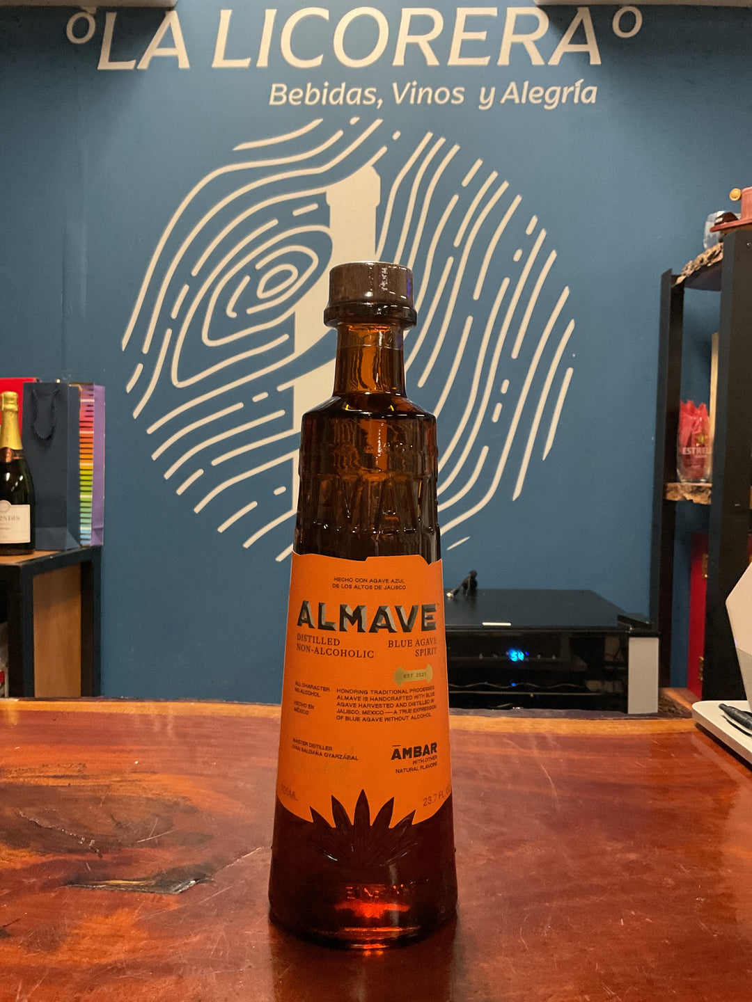 Almave Ámbar Non-Alcoholic Blue Agave Spirit 750ml