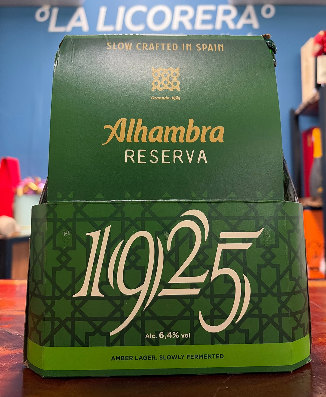 Alhambra Reserva 1925 Amber Lager Beer 6-Pack 11.2oz Bottles