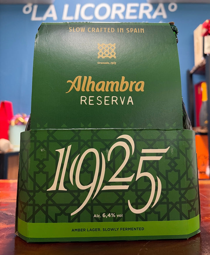 Alhambra Reserva 1925 Amber Lager Beer 6-Pack 11.2oz Bottles