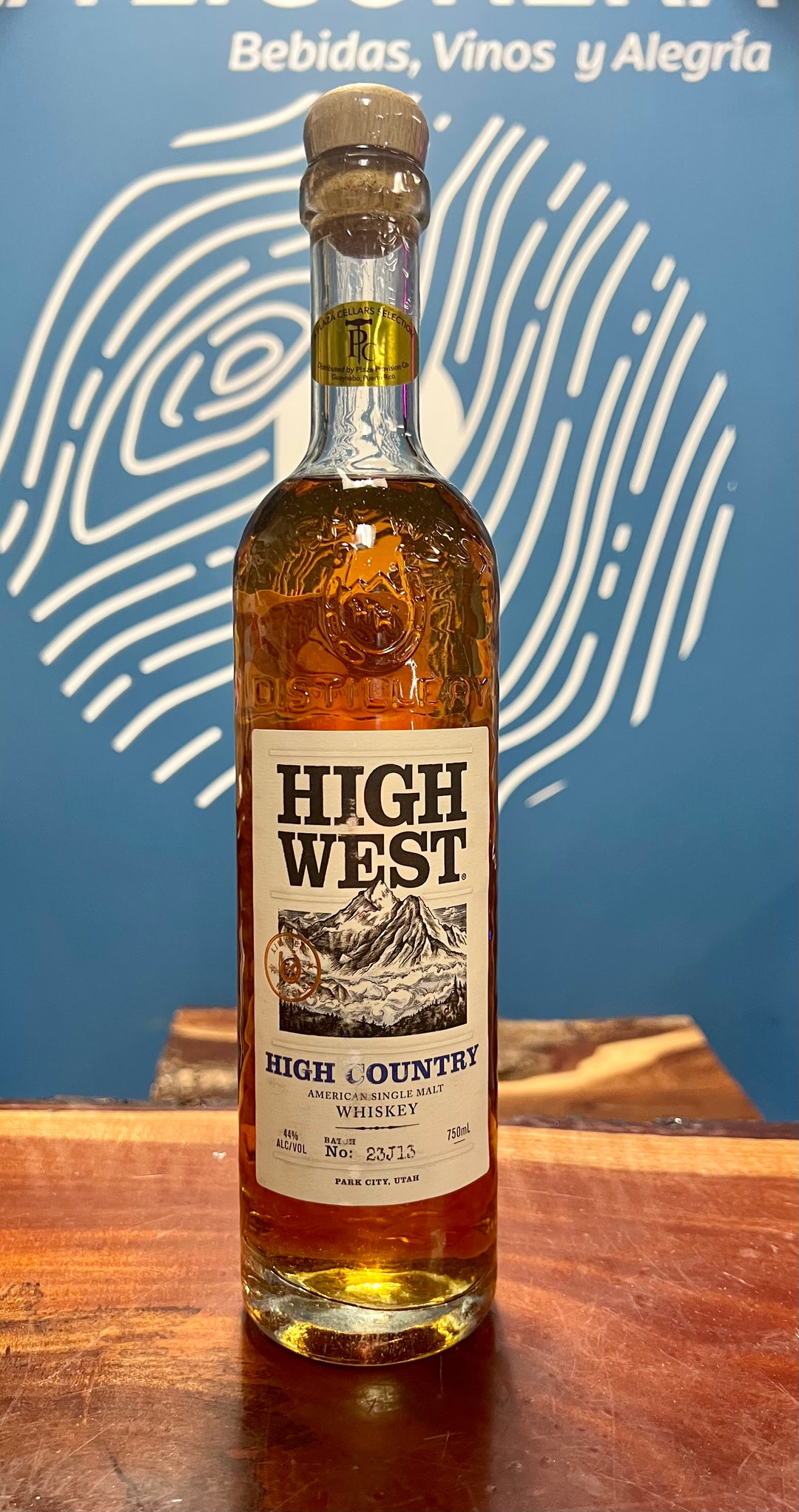 High West American Single Malt Whisky High Country 750ml Park City Utah Limited Release