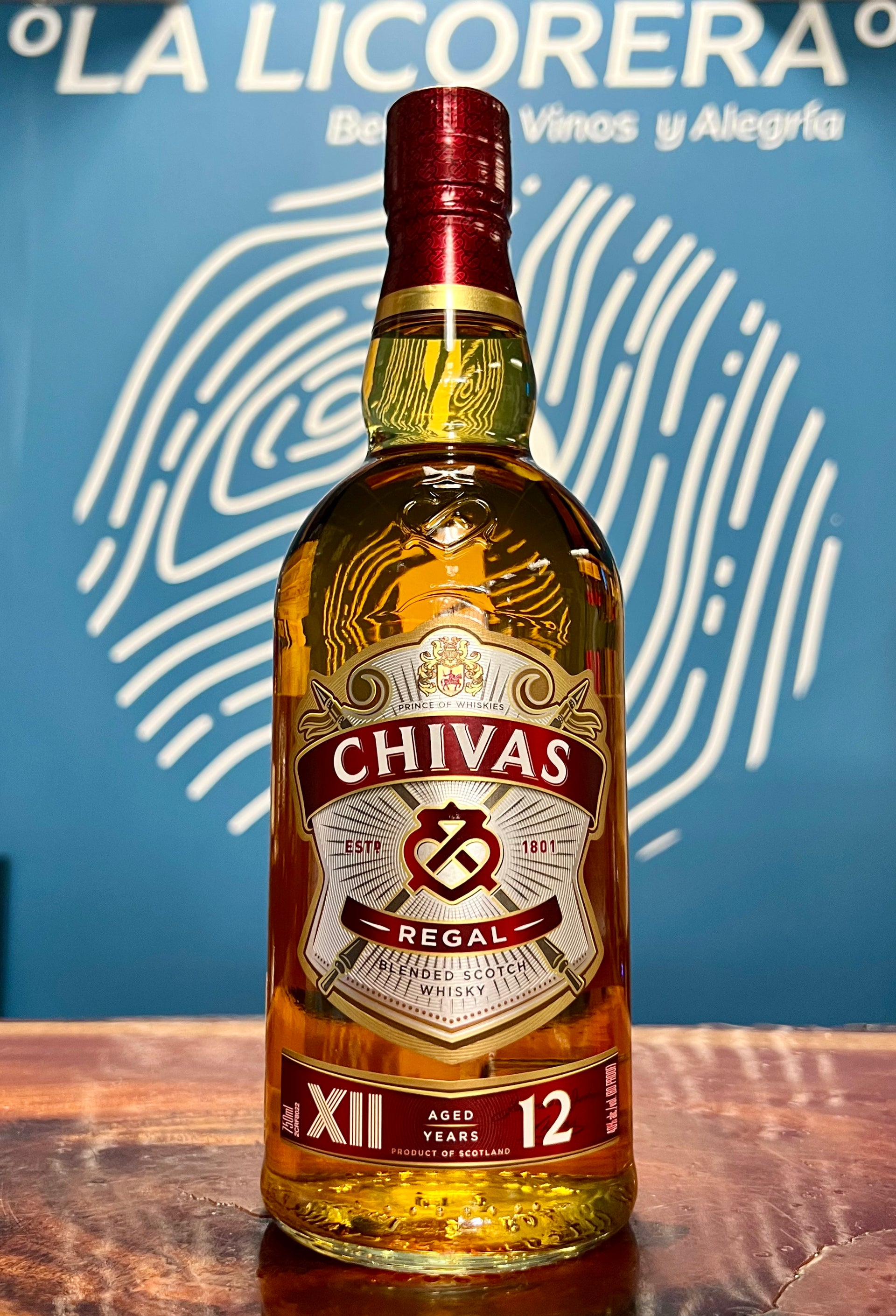 Chivas Regal 12 Year Old Blended Scotch Whisky 750ml – La Licorera