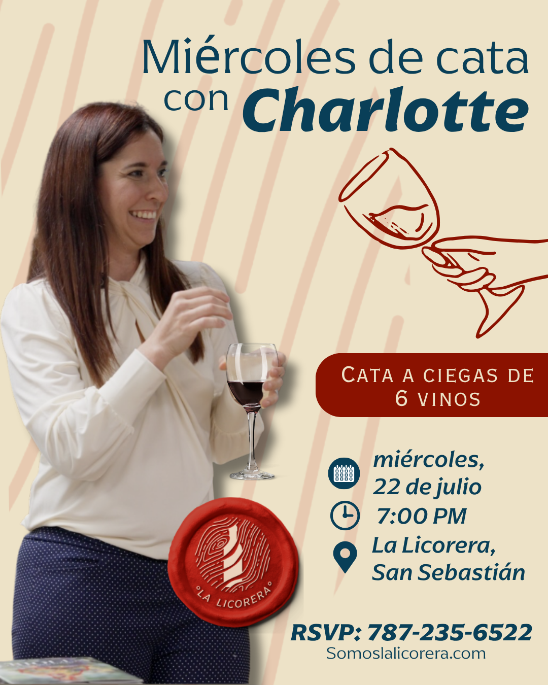 Miércoles de Cata a Ciegas con Charlotte: 22 de julio
