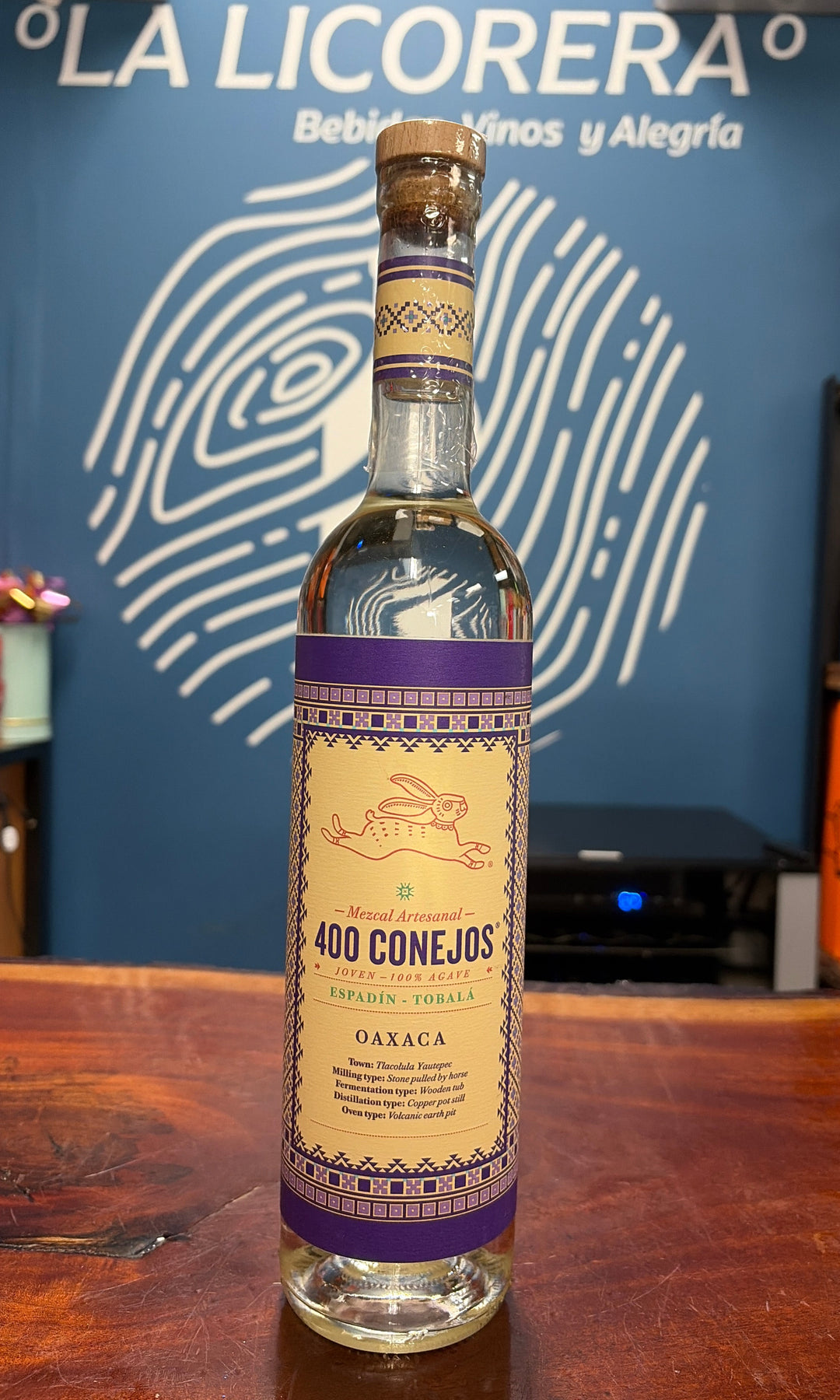 400 Conejos Tobalá Mezcal 750ml