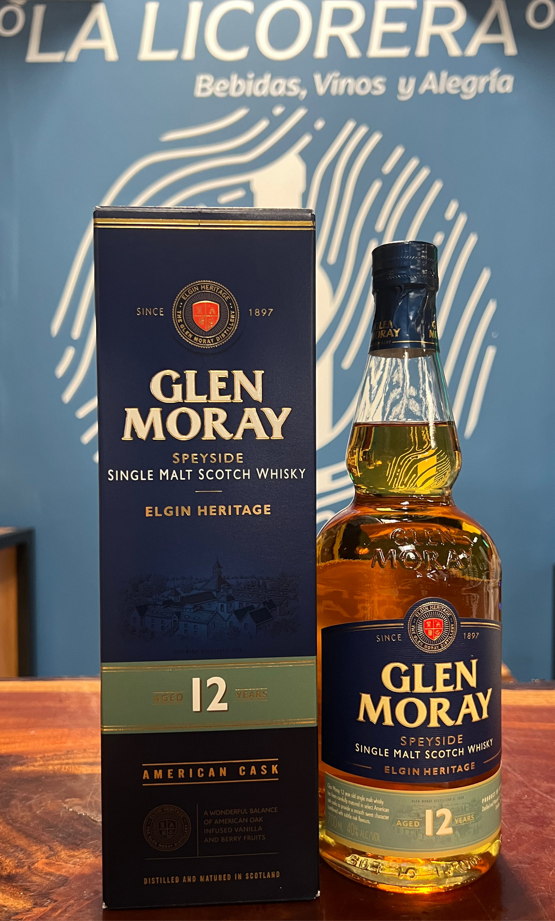 Glen Moray 12 Year Old Single Malt Scotch Whisky 750ml