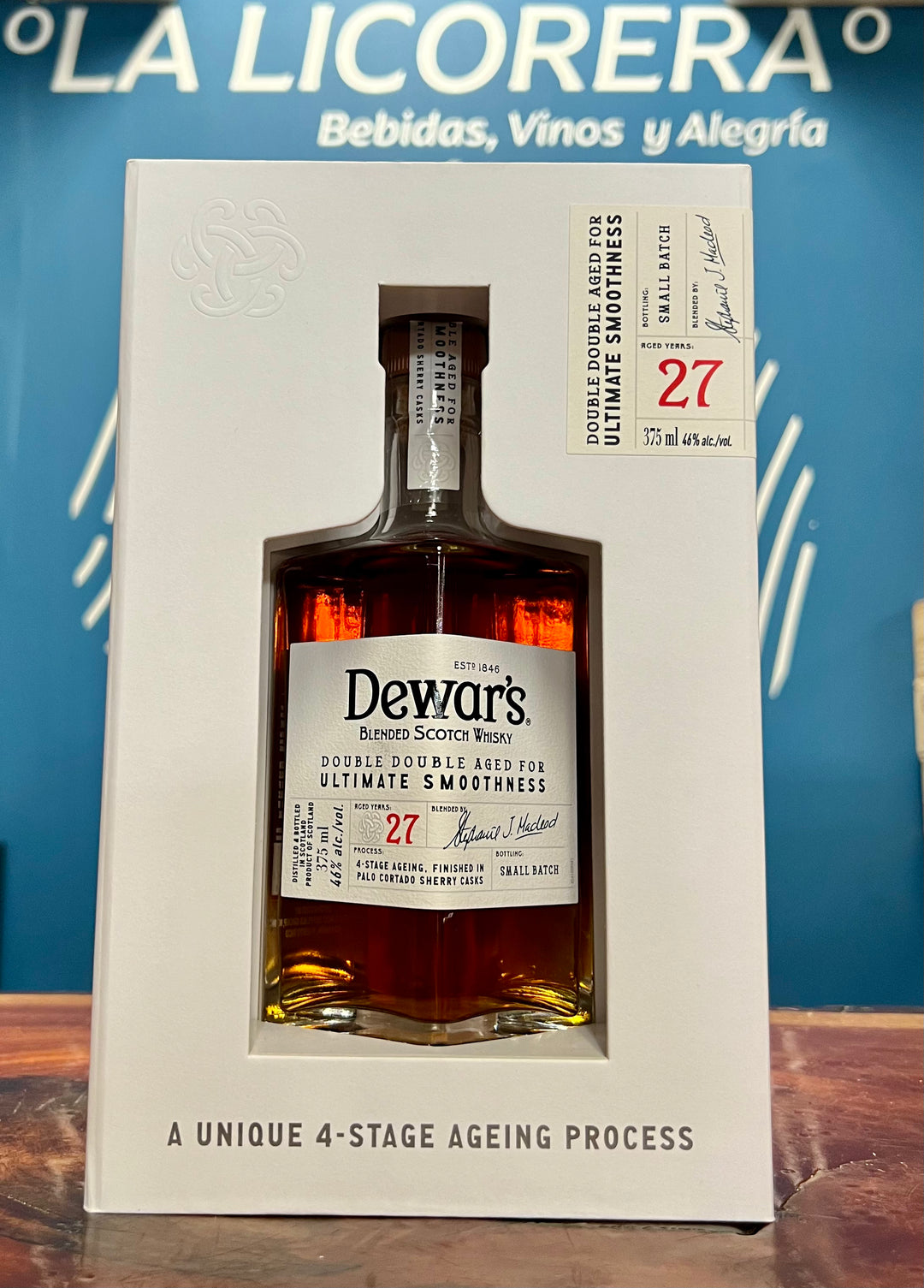 Dewar’s 27 Year Old Double Double Blended Scotch 375ml