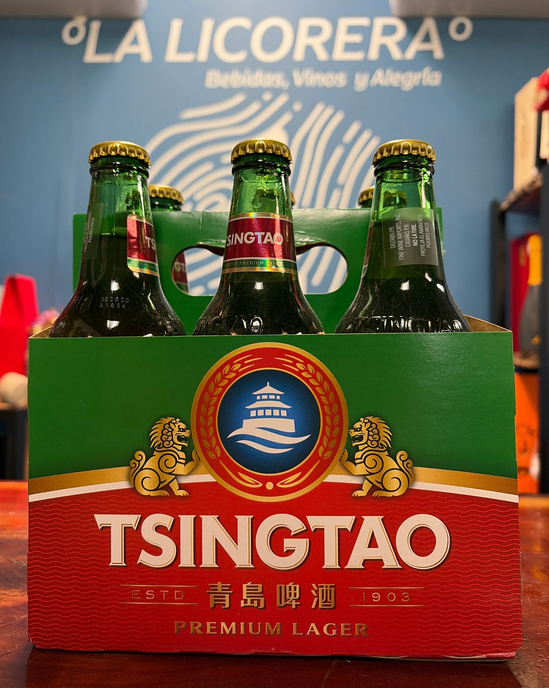 Tsingtao Premium Lager Beer 6-Pack 11.2oz Bottles