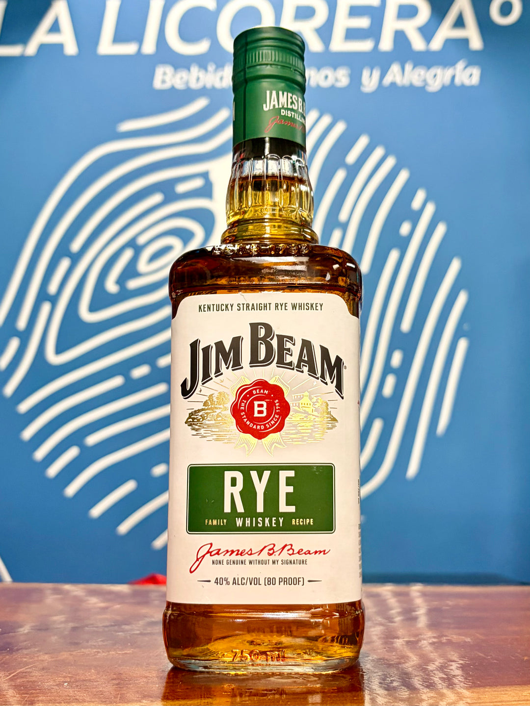 Jim Beam Rye Kentucky Straight Rye Whiskey 750ml