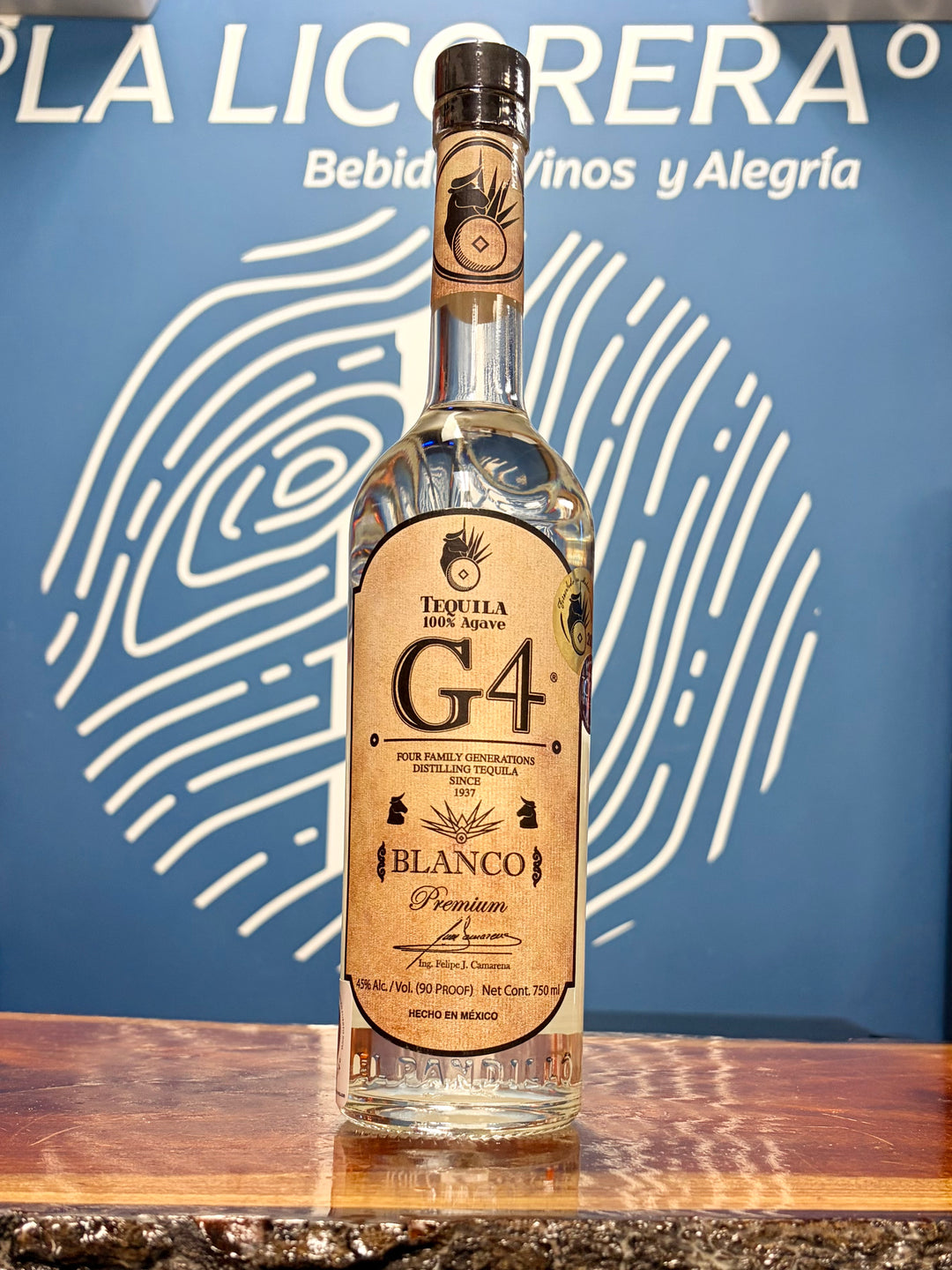 G4 Tequila Blanco Madera 750ml