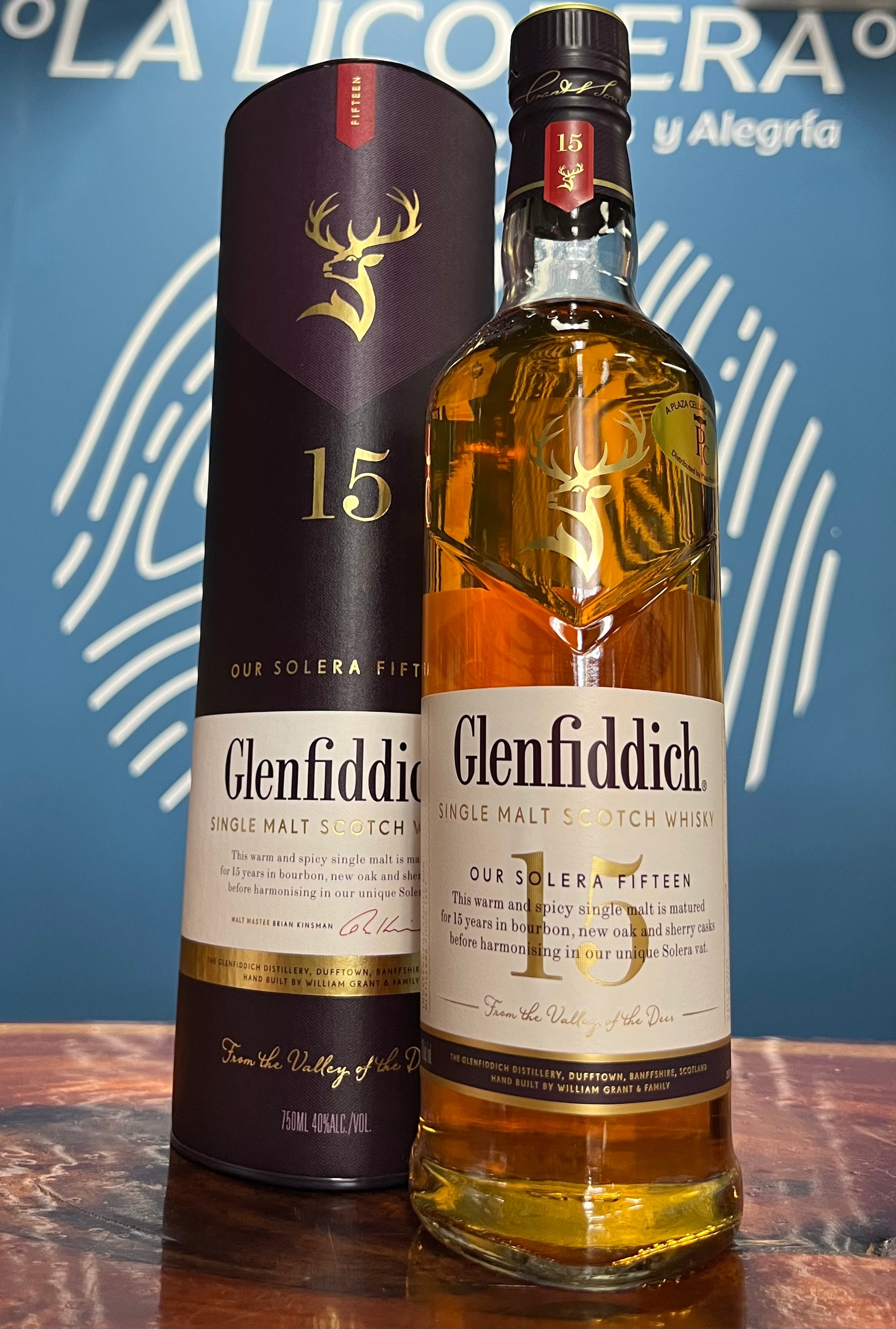 Glenfiddich 15 Year Old Solera Reserve Single Malt Scotch 750ml 